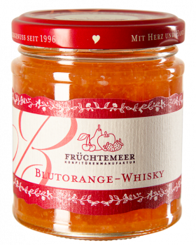 Blutorange mit Whisky Fruchtaufstrich 210g