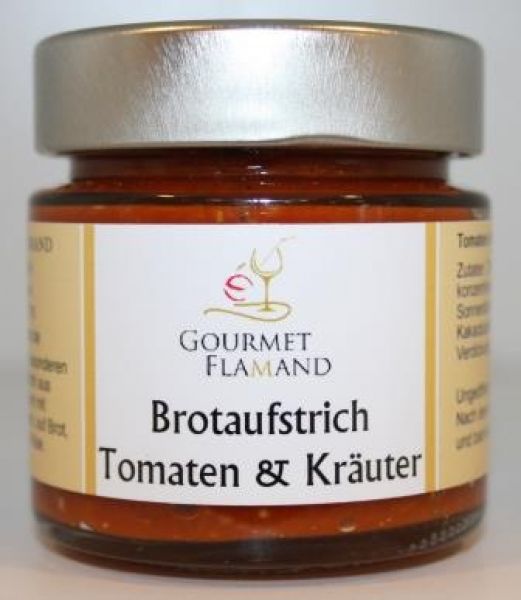 Brotaufstrich Tomaten & Kräuter 125g