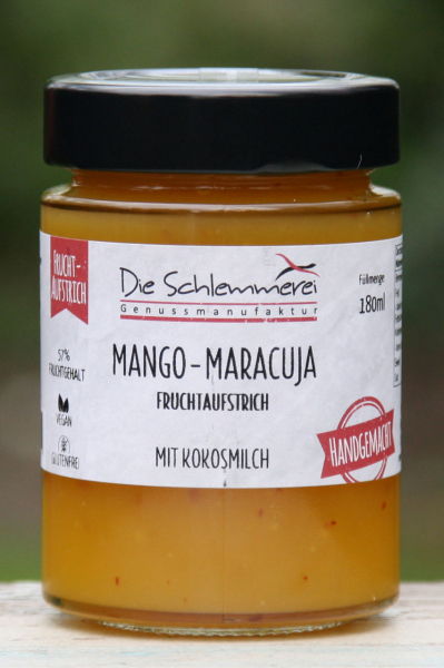 Mango-Maracuja & Kokosmilch Fruchtaufstrich 180g