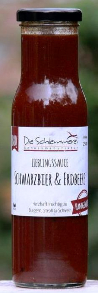 Schwarzbier-Erdbeer-BBQ-Sauce 250ml